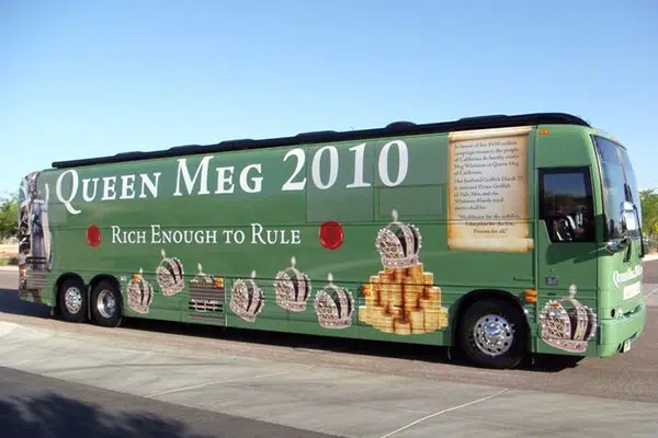 Queen Meg 2010 Bus Wrap