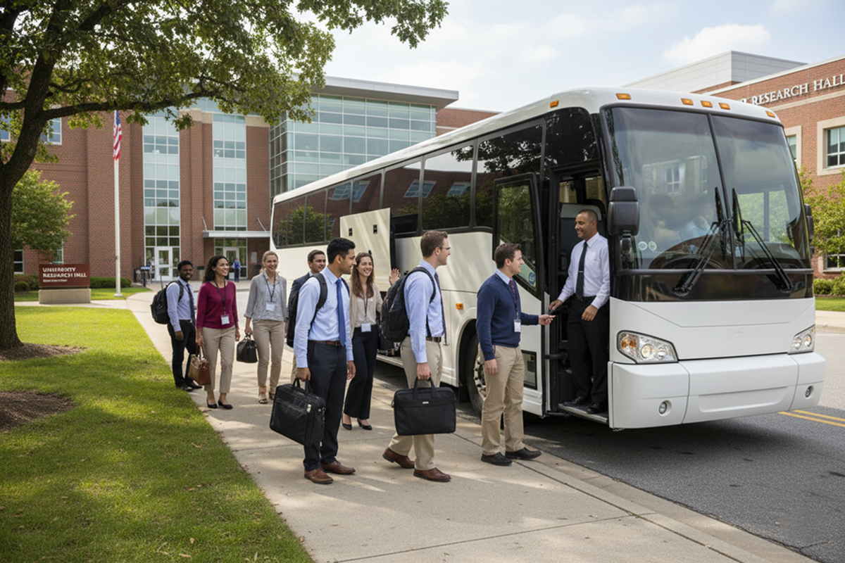 Daily School & Campus Shuttle Services for Schools & Universities | BusBank
