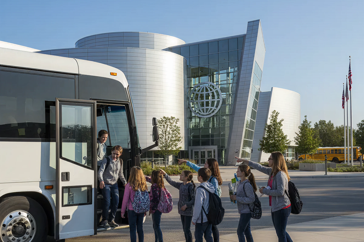 Field Trip Charter Bus Rentals for Schools & Universities | BusBank