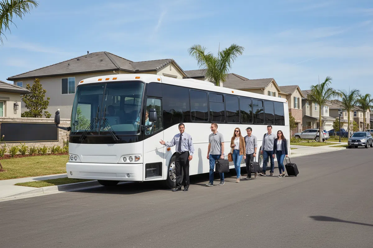 Real Estate Charter Bus Transportation | BusBank