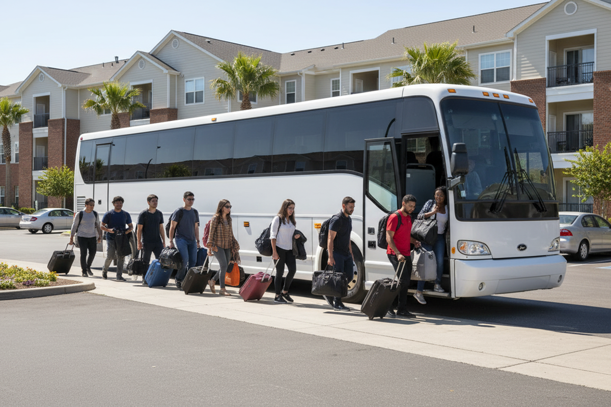 Relocation & Resident Shuttle Services | BusBank