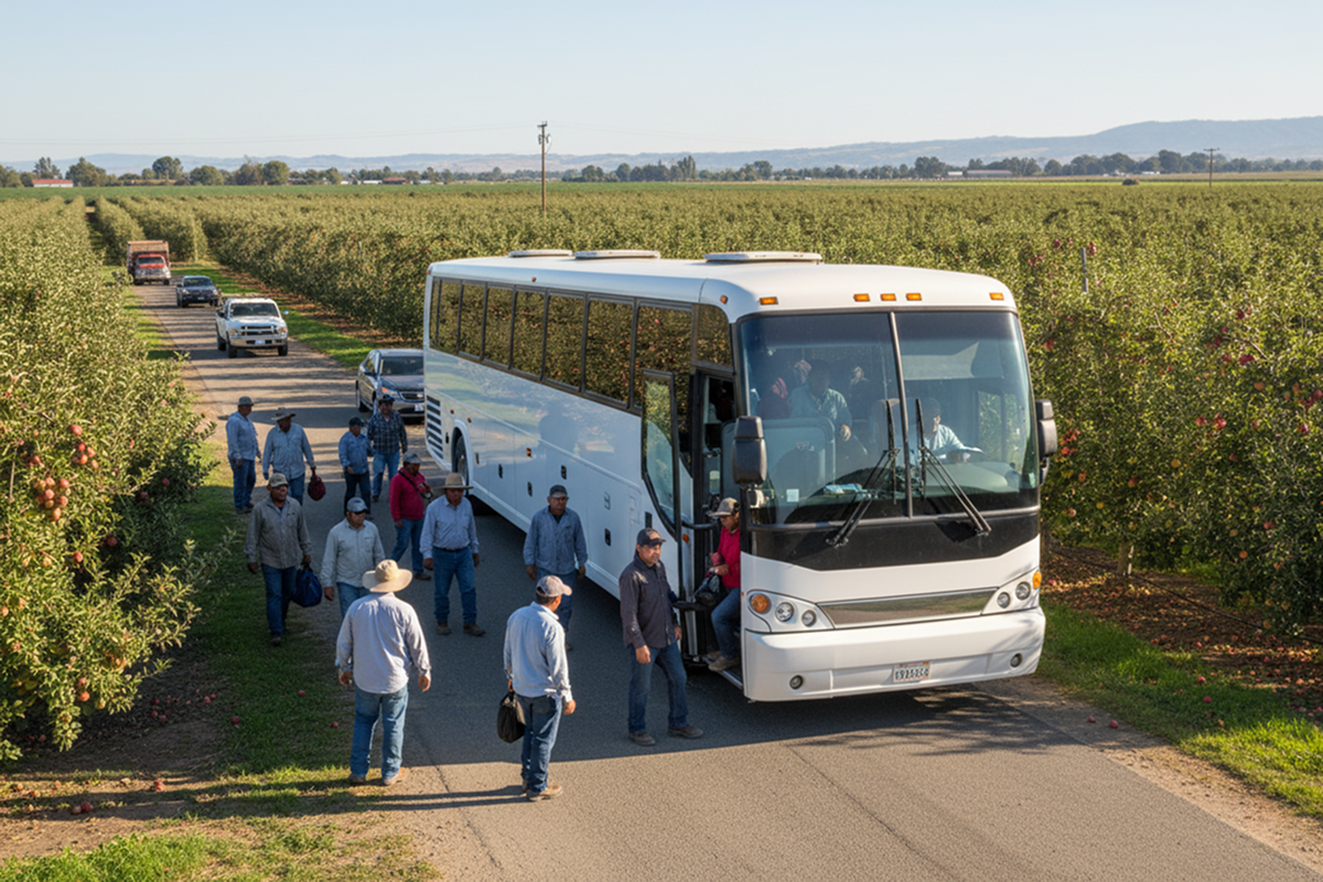 Seasonal & Workforce Transportation Services | BusBank