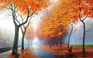 fall charter bus trip