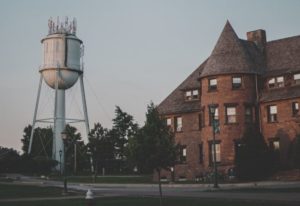The water tower at UVM in Burlington, VT courtesy of Shawn Rodgers